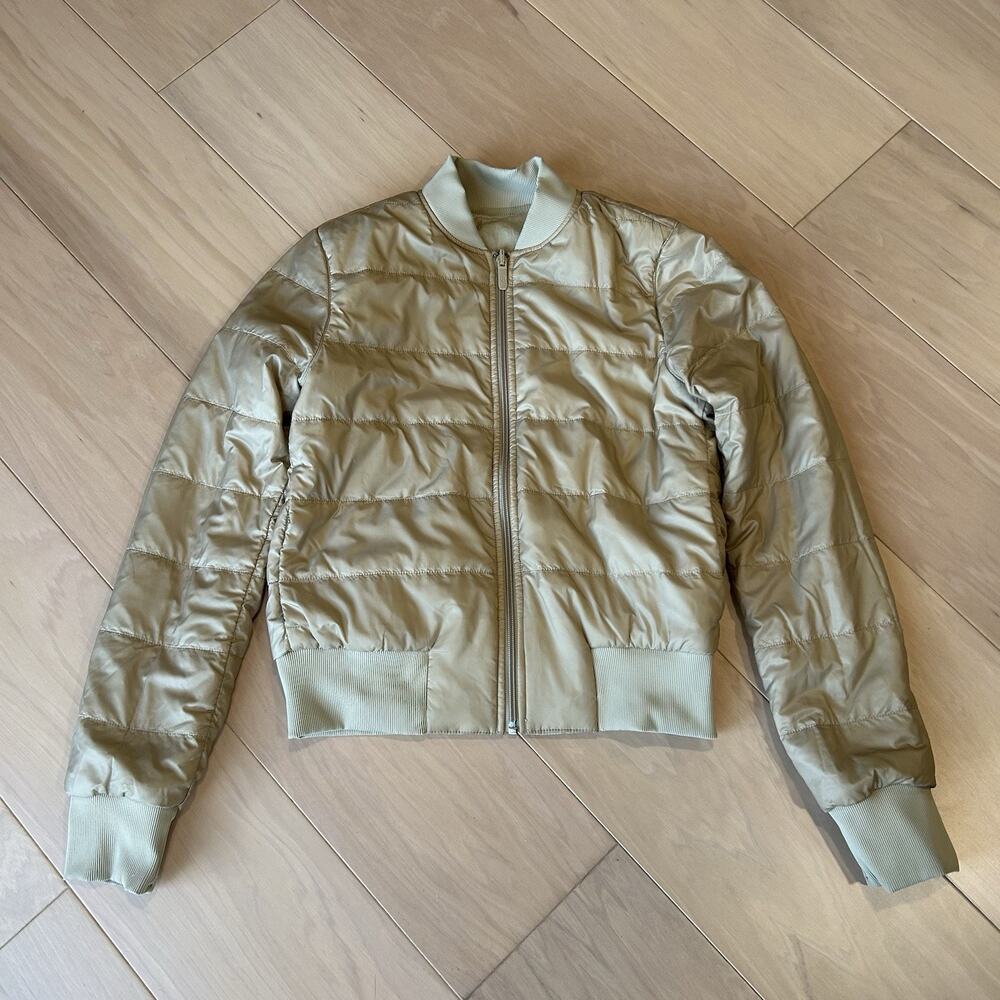 Lululemon Non-Stop Bomber Jacket Reversible Quilted *Stain Women’s 4